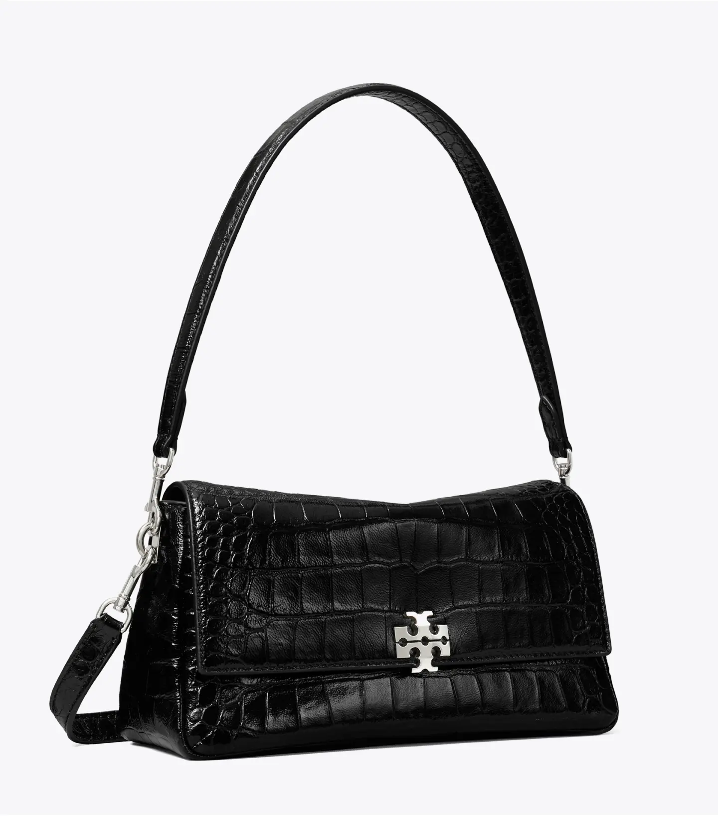 Charlie small crocodile print shoulder backpack
